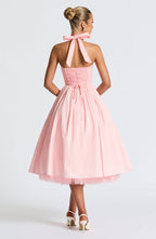 VESTIDO MIDI BUSTIER COM ALÇAS - MERIDA