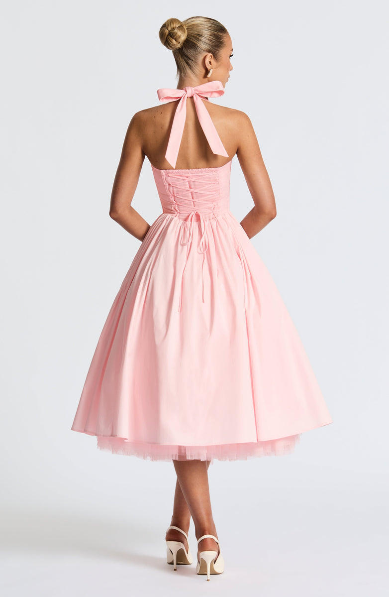 VESTIDO MIDI BUSTIER COM ALÇAS - MERIDA