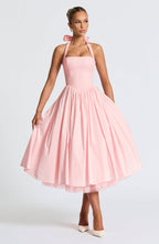 VESTIDO MIDI BUSTIER COM ALÇAS - MERIDA