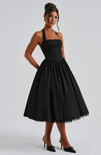 VESTIDO MIDI BUSTIER COM ALÇAS - MERIDA