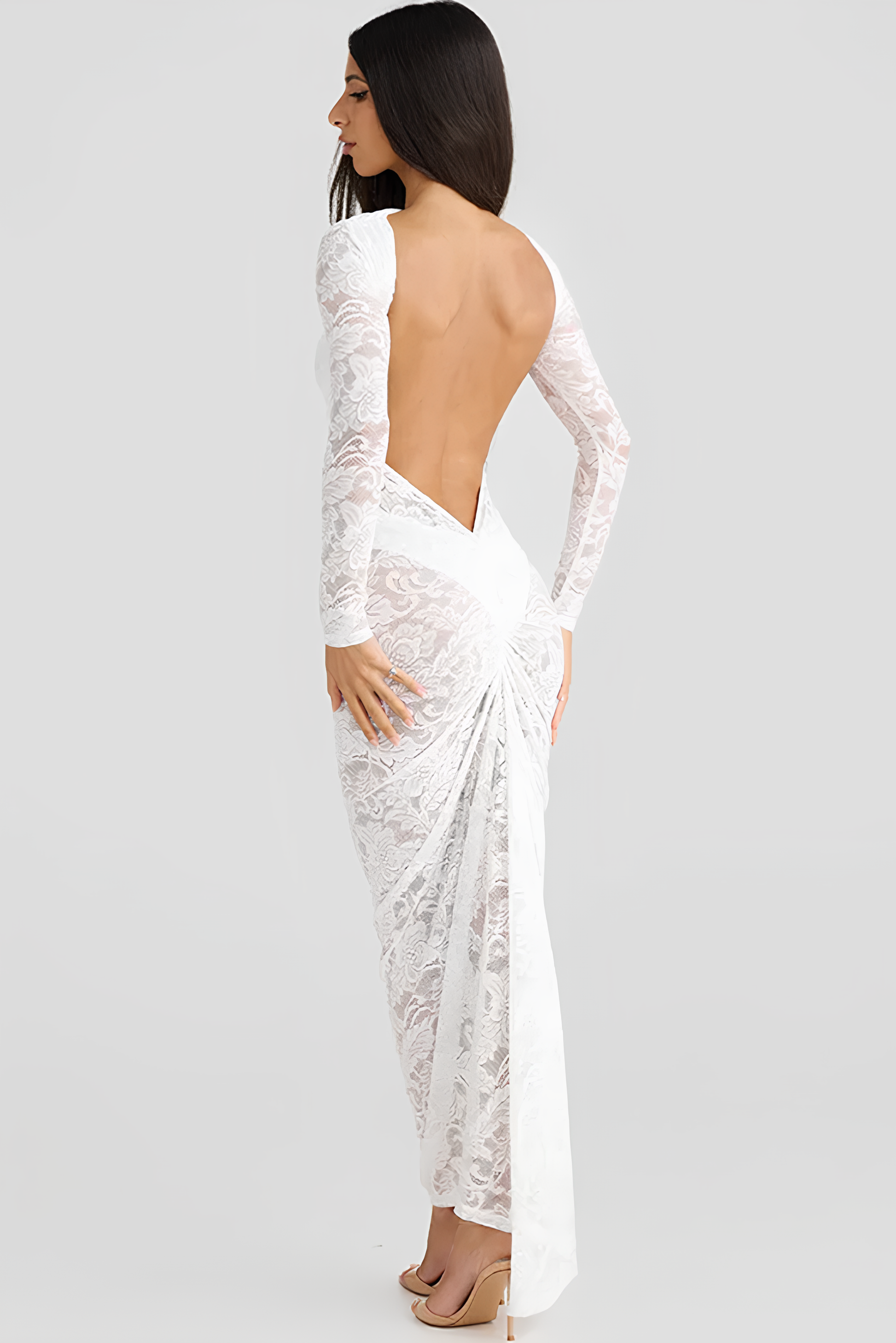 VESTIDO LONGO SANTORINI MENCIA
