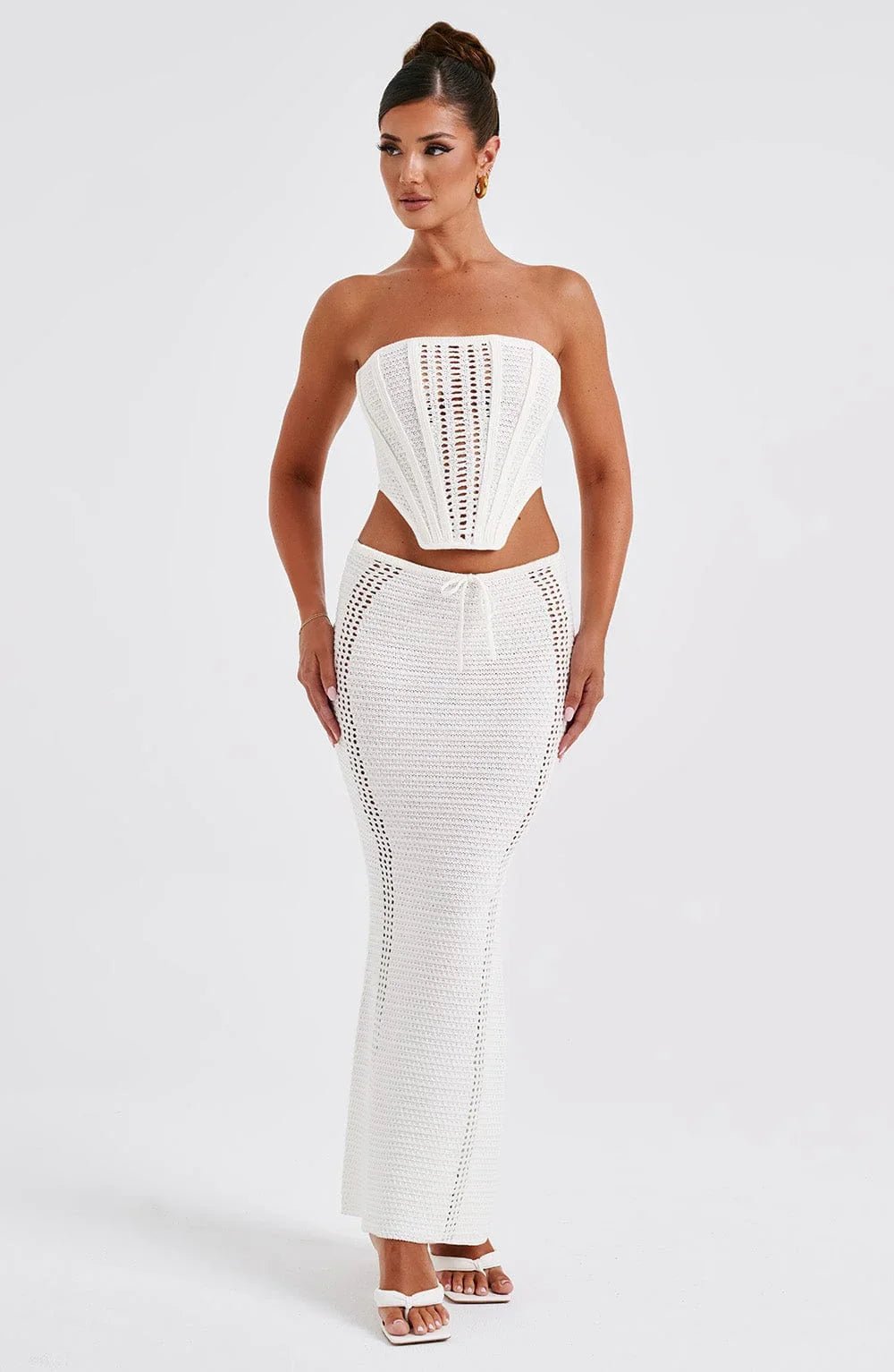 CONJUNTO LONGO COM AMARRAÇÃO NAS COSTAS - JULIANE - Use Viviena