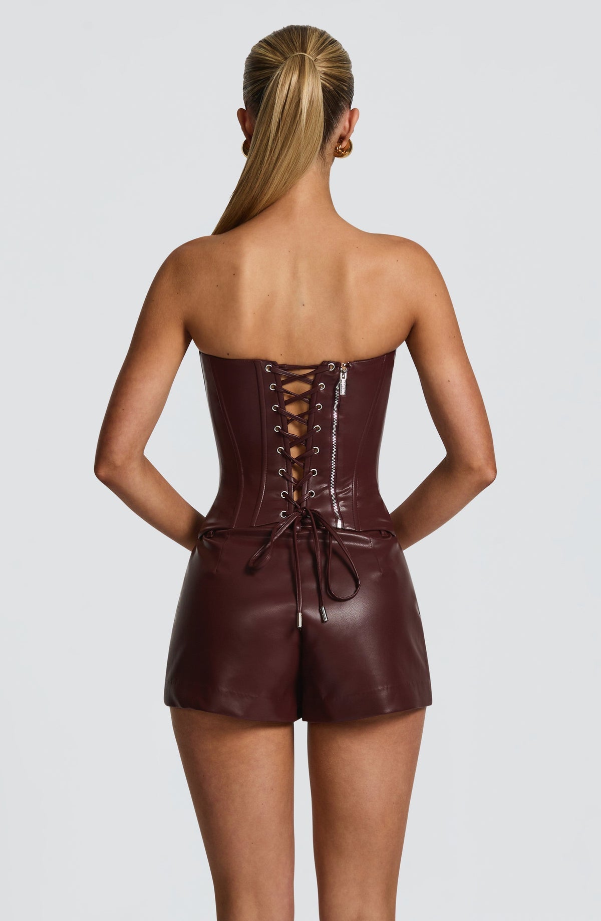 CORSET BUSTIER COM AMARRAÇÃO NAS COSTAS - DONNER - Use Viviena
