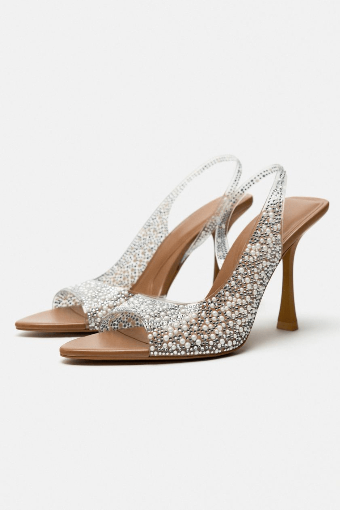 SALTO ALTO COM PEROLAS - ALYSSA - Use Viviena