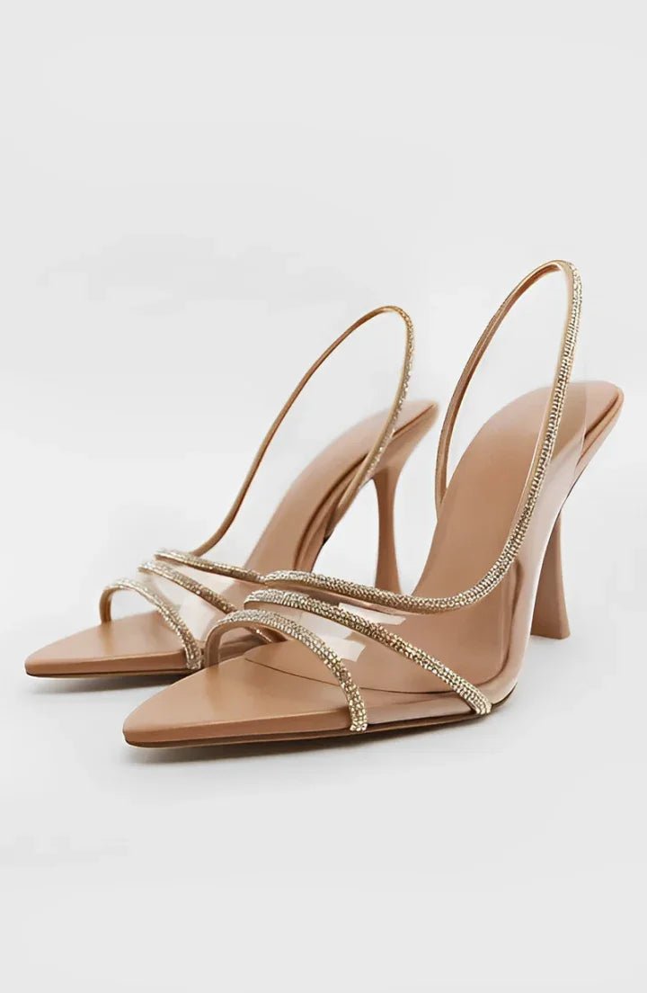 SALTO ALTO COM STRASS - FLORENÇA - Use Viviena