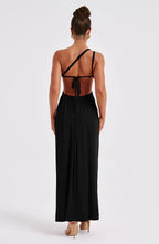 VESTIDO LONGO COM ALÇAS E DECOTE NAS COSTAS - ANABELLE - Use Viviena