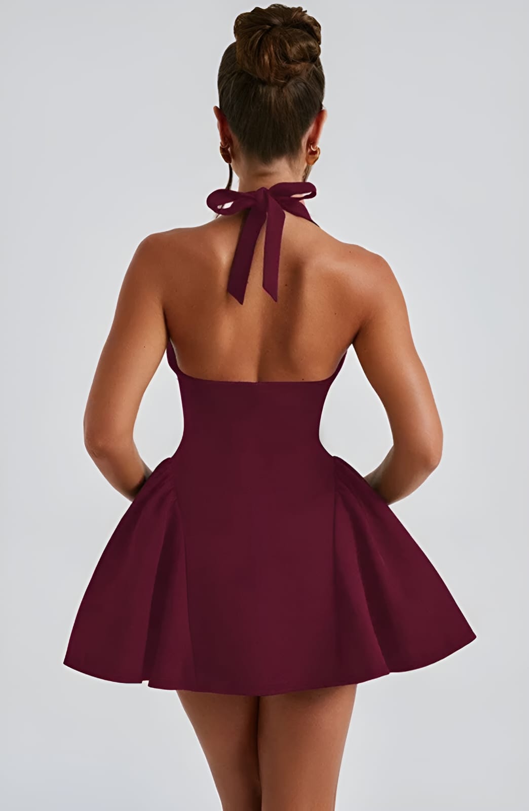 VESTIDO MINI COM ALÇAS E DECOTE EM V - MARCELA - Use Viviena